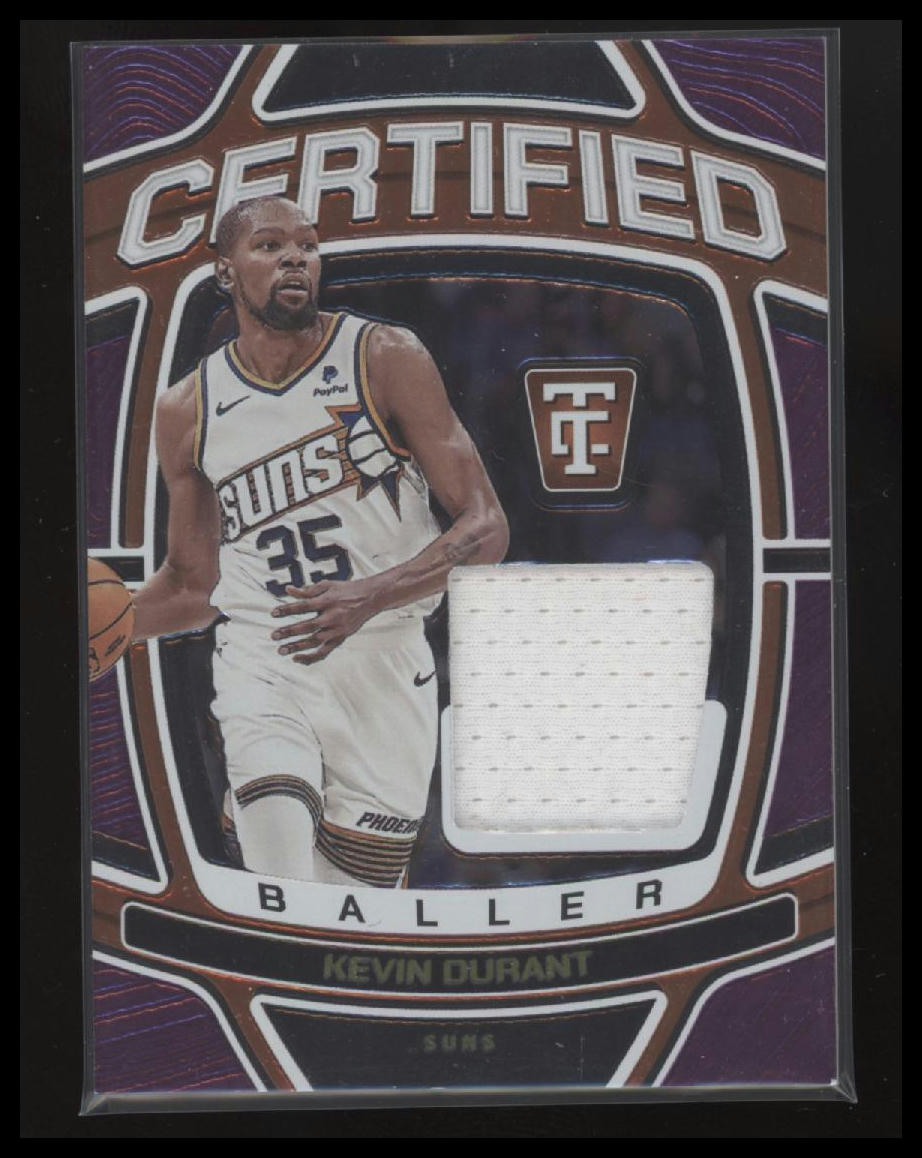 2024-25 Panini Totally Certified Baller Mirror Purple #/99 Kevin Durant #CB-KDT
