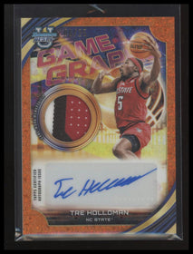 2025-26 Bowman Best Game Graphs Patch Auto Orange #/25 Tre Holloman #GG-TH