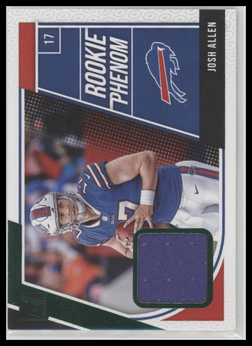 2018 Donruss Rookie Phenom Jerseys Josh Allen #4