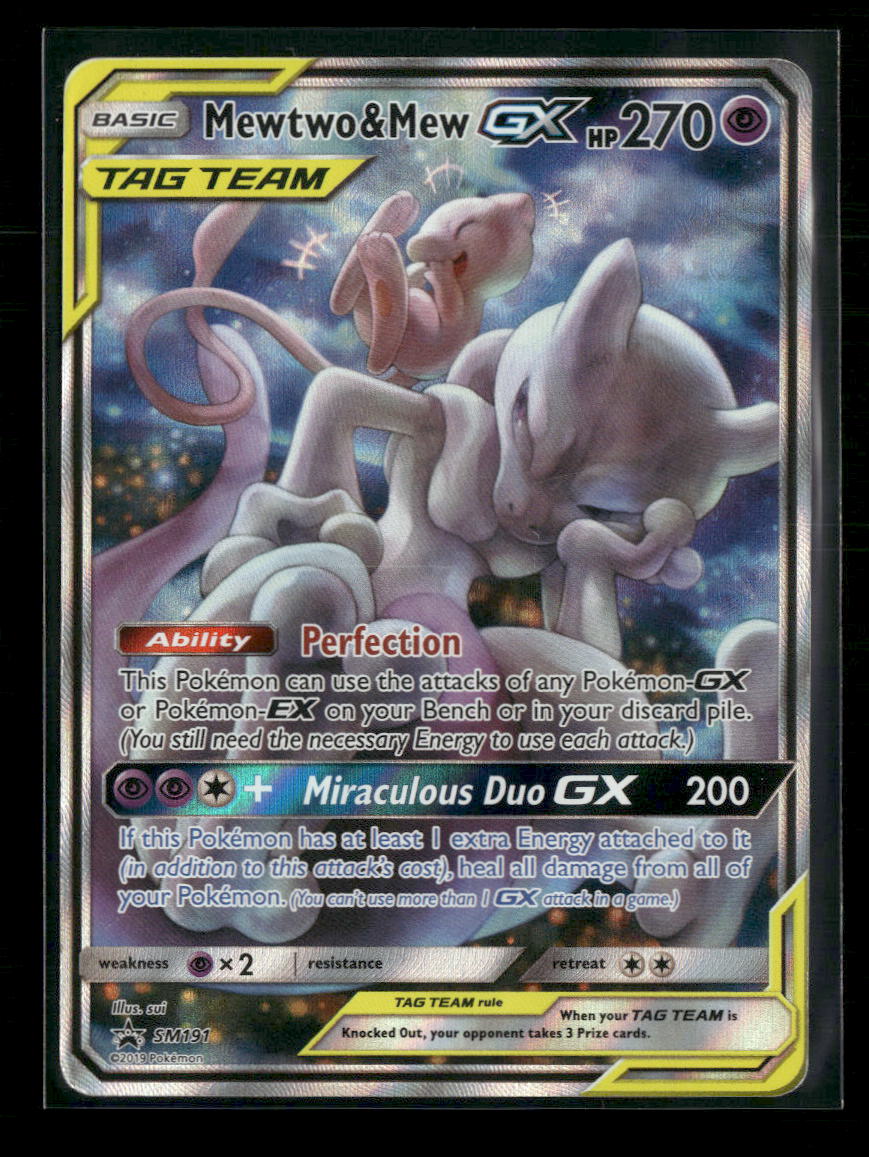SM Promos Mewtwo & Mew GX #SM191