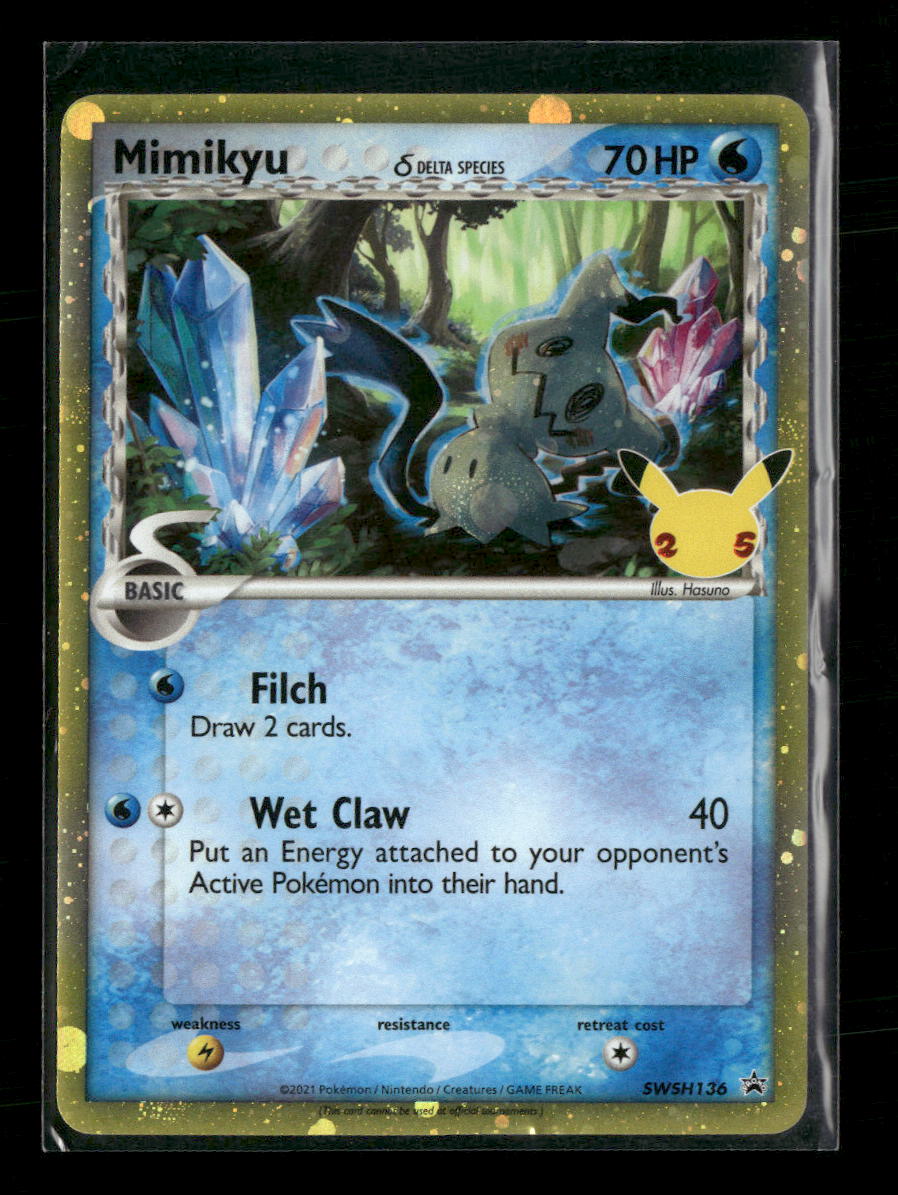 SWSH: Sword & Shield Promo Cards Mimikyu (Delta Species) #SWSH136