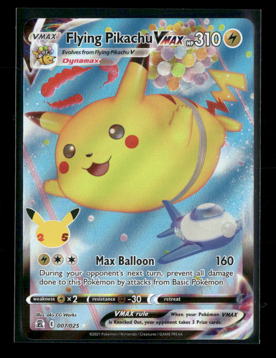 Celebrations Flying Pikachu VMAX #007/025