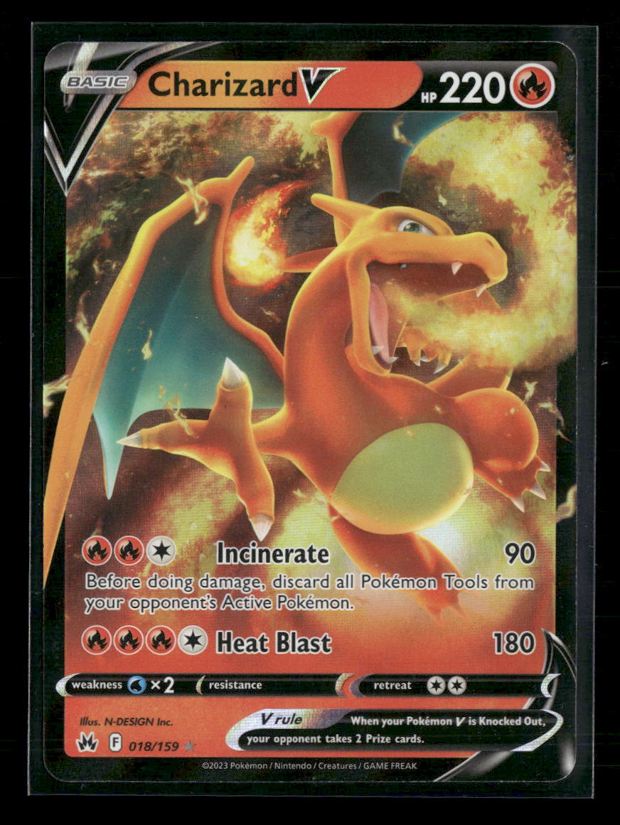 SWSH: Crown Zenith Charizard V #018/159