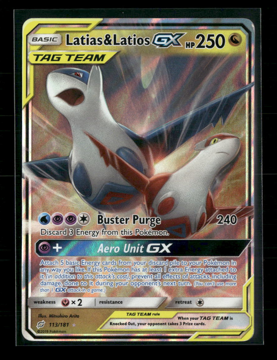 SM - Team Up Latias & Latios GX #113/181
