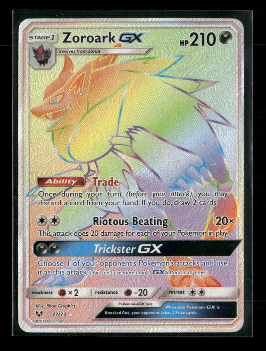 Shining Legends Zoroark GX (Secret) #77/73