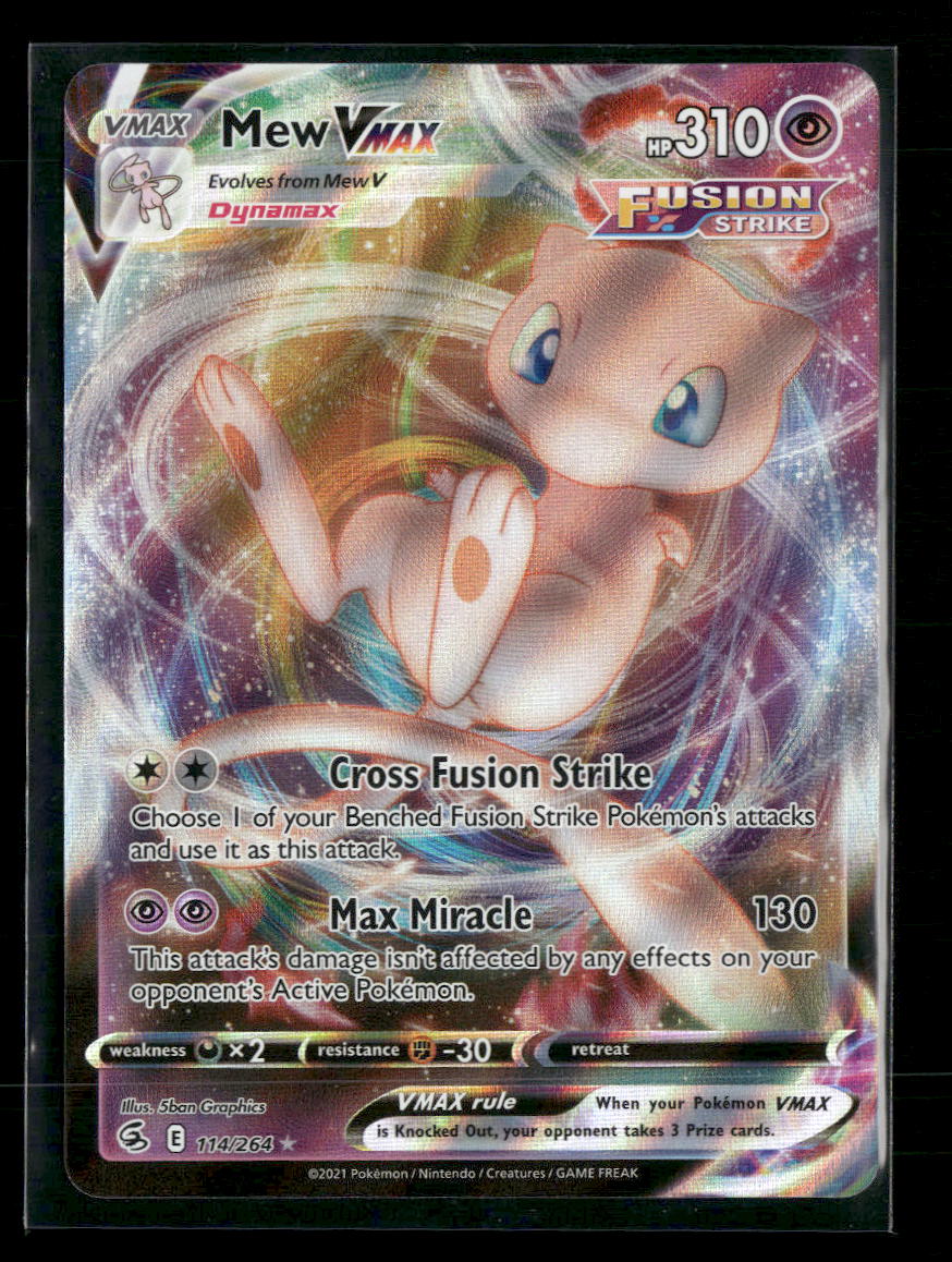 SWSH08: Fusion Strike Mew VMAX #114/264