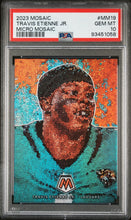 2023 Panini Mosaic Micro Mosaic Travis Etienne Jr. 10 PSA #MM19
