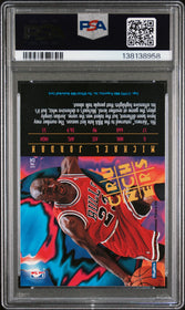 1995 Hoops Number Crunchers Number Crunchers Michael Jordan 7 PSA #1