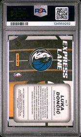 2021 Panini Donruss Optic Express Lane Express Lane Luka Doncic 10 PSA #7