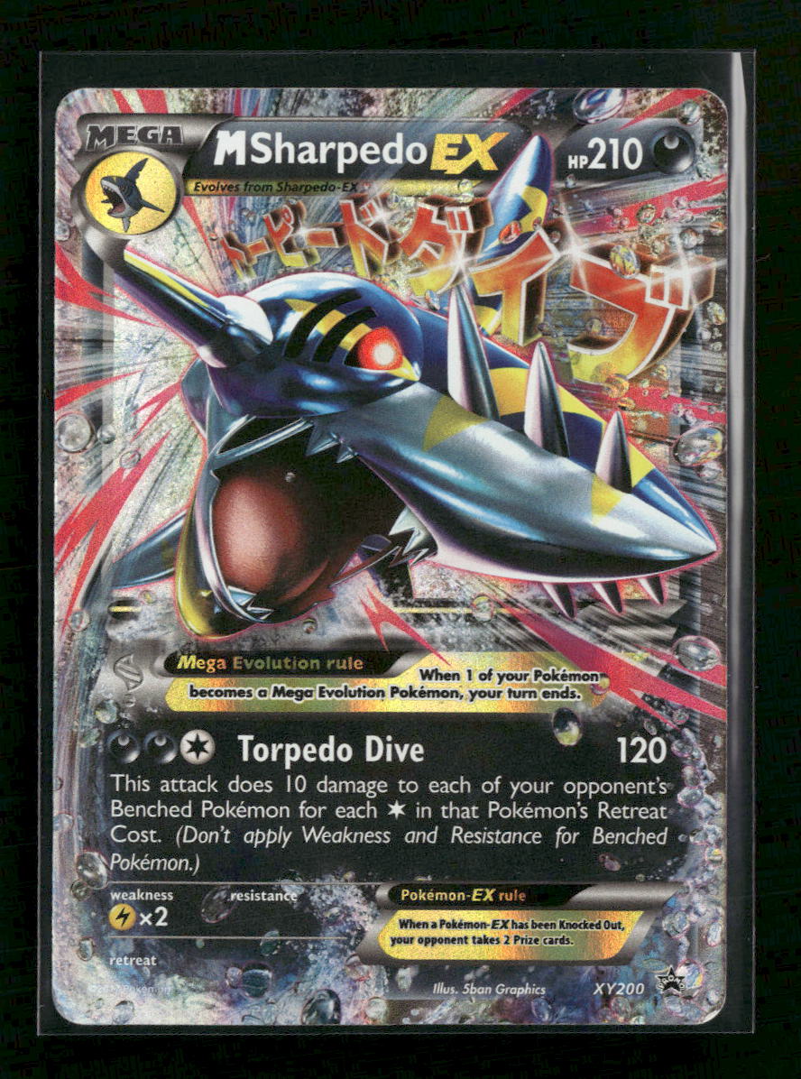 XY Promos M Sharpedo EX #XY200 *Damaged*