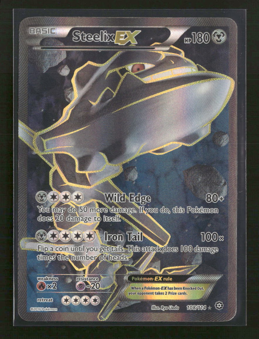 XY - Steam Siege Steelix EX (Full Art) #108/114