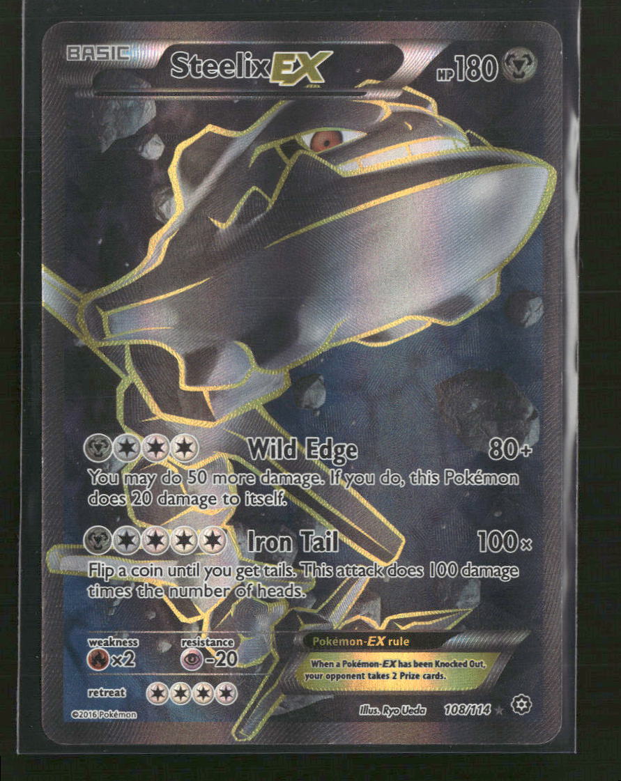 XY - Steam Siege Steelix EX (Full Art) #108/114