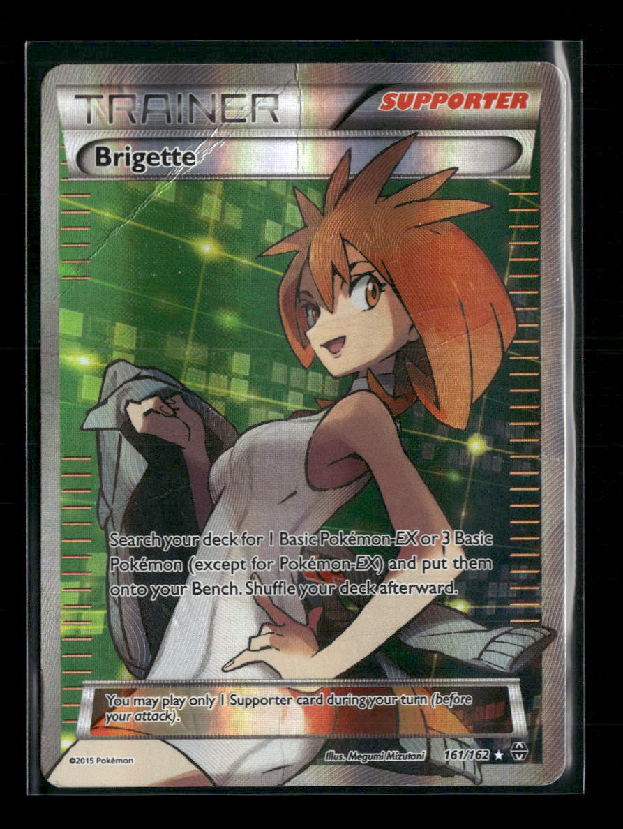 XY - BREAKthrough Brigette (Full Art) #161/162 *Damaged*