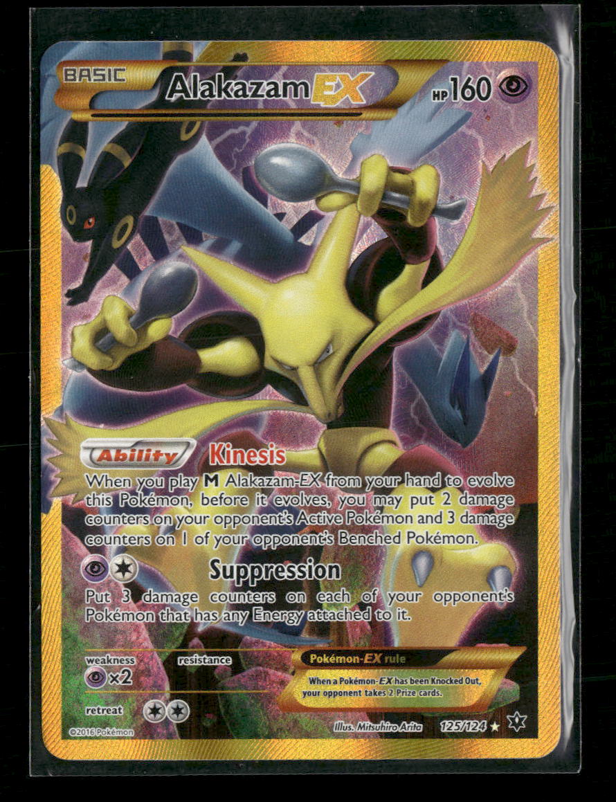 XY - Fates Collide Alakazam EX (Secret) #125/124