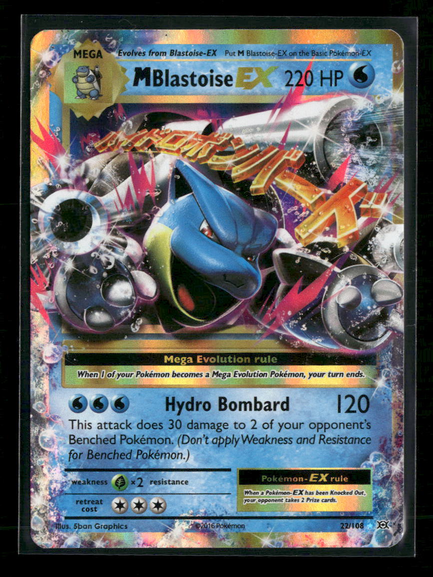 XY - Evolutions M Blastoise EX #22/108