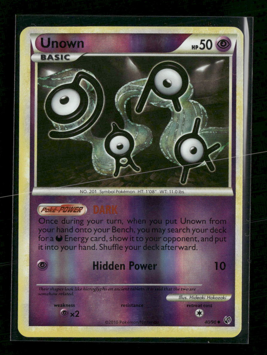 Undaunted Unown Reverse Holo #40/90