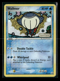 Legend Maker Wailmer Reverse Holo #69/92 *Damaged*