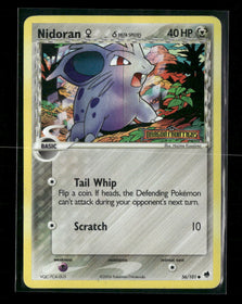 Dragon Frontiers Nidoran F (Delta Species) Reverse Holo #56/101