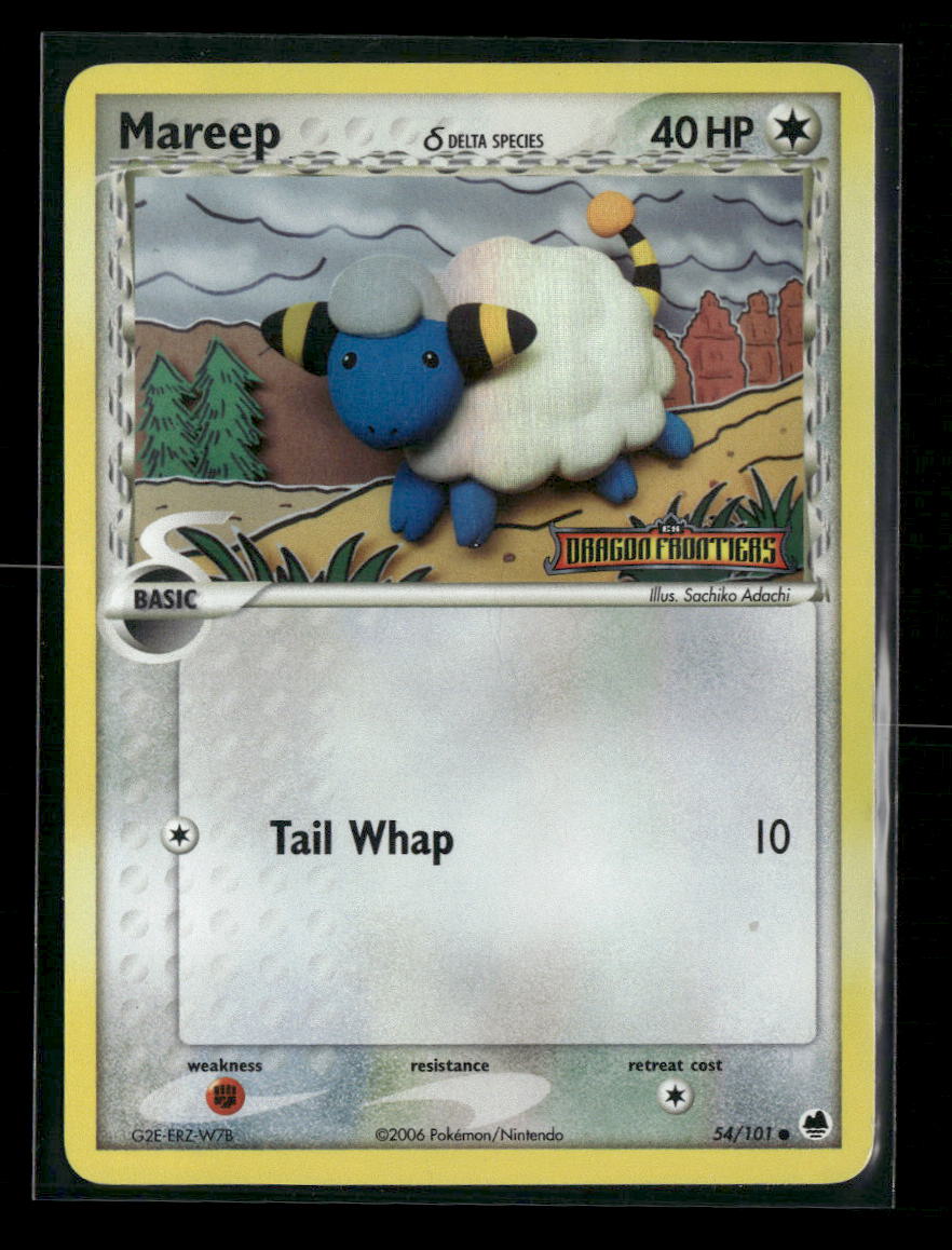 Dragon Frontiers Mareep (Delta Species) Reverse Holo #54/101