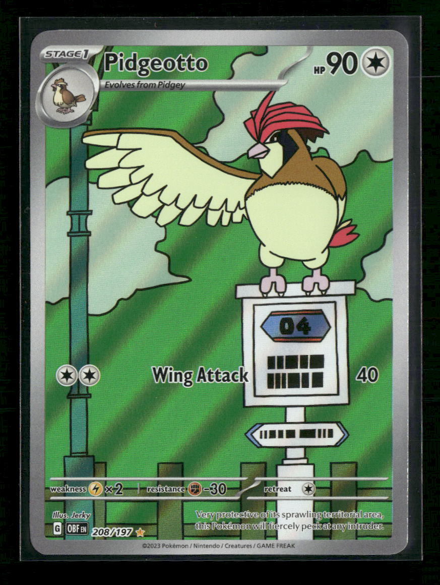 SV03: Obsidian Flames Pidgeotto #208/197