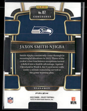 2023 Panini Select Black and Gold Prizms Die Cuts Jaxon Smith-Njigba Rookie #87