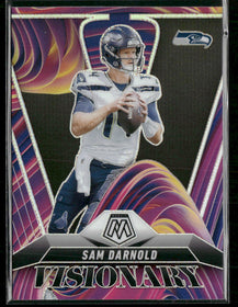 2025 Panini Mosaic Visionary Sam Darnold #22