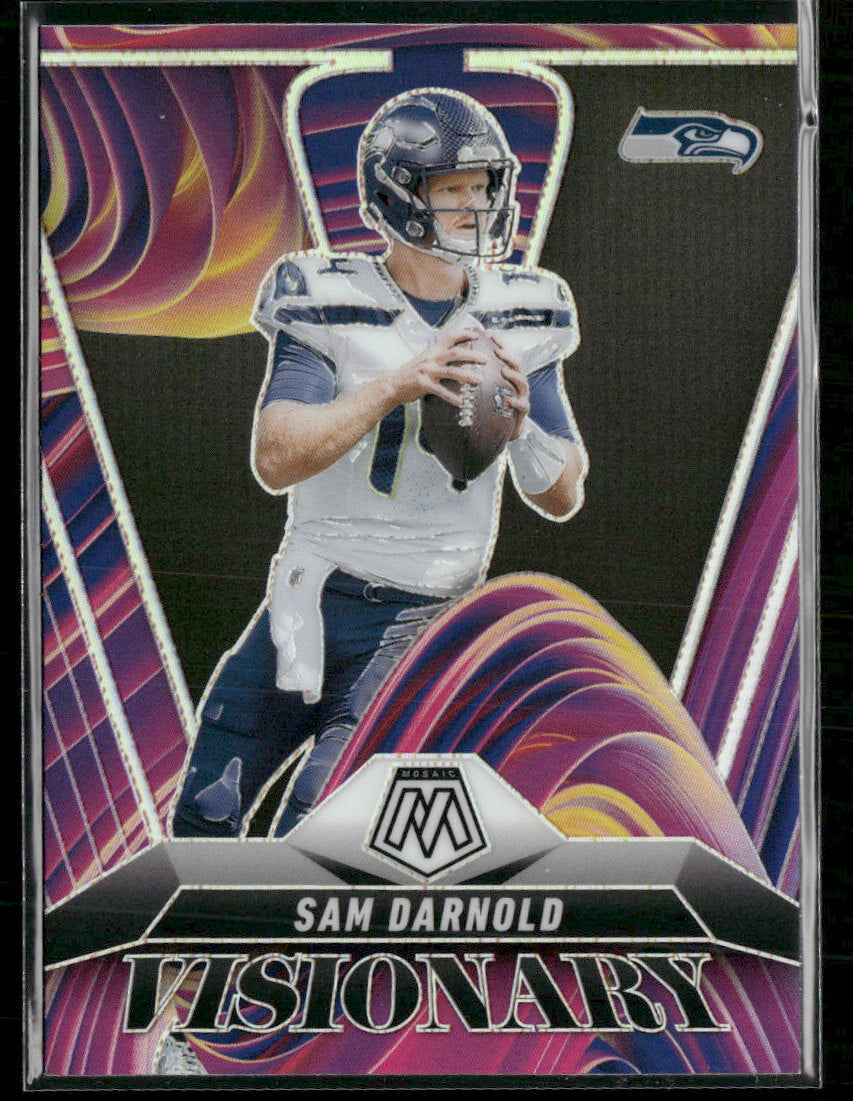2025 Panini Mosaic Visionary Sam Darnold #22