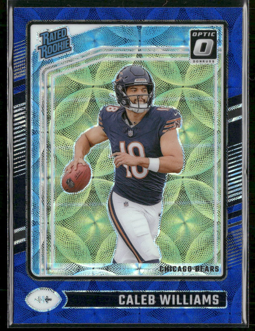 2024 Donruss Optic Blue Scope Caleb Williams #201