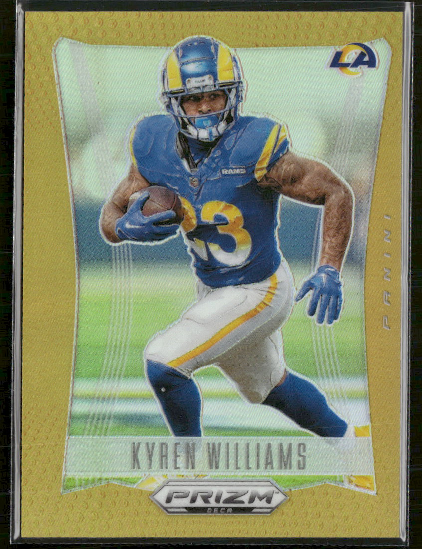 2024 Panini Prizm Deca Gold Prizms Kyren Williams #/10 #187