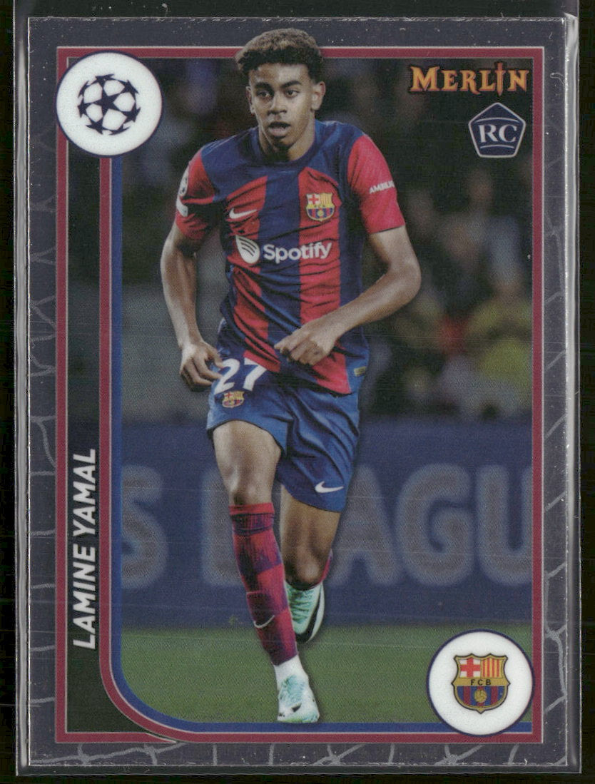 2023-24 Merlin UEFA Club Competitions Lamine Yamal Rookie #27