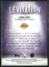 2025-26 Topps Levitation Green Rainbow LeBron James #/99 #L-1