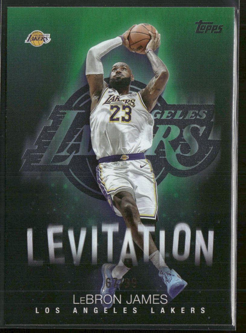 2025-26 Topps Levitation Green Rainbow LeBron James #/99 #L-1