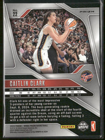 2024 Panini Prizm WNBA Ice Orange Prizms Caitlin Clark Rookie #22