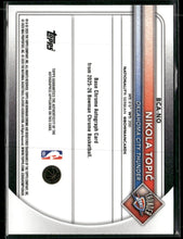 2025-26 Bowman Chrome Auto Gold Mojo Refractor #/50 Nikola Topić #BCA-NO
