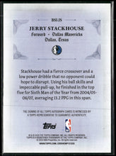 2025-26 Topps Signed & Sealed Gold Holo Foil Jerry Stackhouse #/50 Auto #BSI-JS