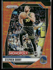 2024-25 Panini Monopoly Classic Icons Orange Prizm #/1499 Stephen Curry #83