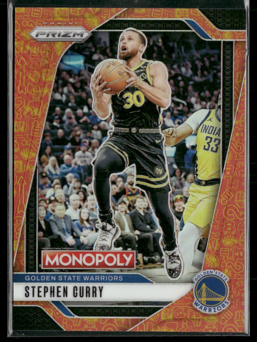 2024-25 Panini Monopoly Classic Icons Orange Prizm #/1499 Stephen Curry #83