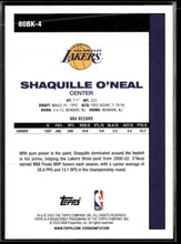 2025-26 Topps 1980-81 Basketball Gold Holo Foil Shaquille O'Neal #/50 #80BK-4