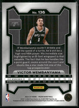 2023-24 Panini Prizm Victor Wembanyama Rookie #136