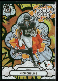 2025 Donruss Bomb Squad Holo #/100 Nico Collins #BS-NCS