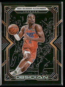 2021-22 Panini Obsidian Electric Etch Orange Shai Gilgeous-Alexander #/50 #5