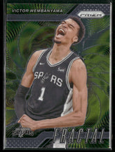 2024-25 Panini Prizm Fractal Victor Wembanyama #10