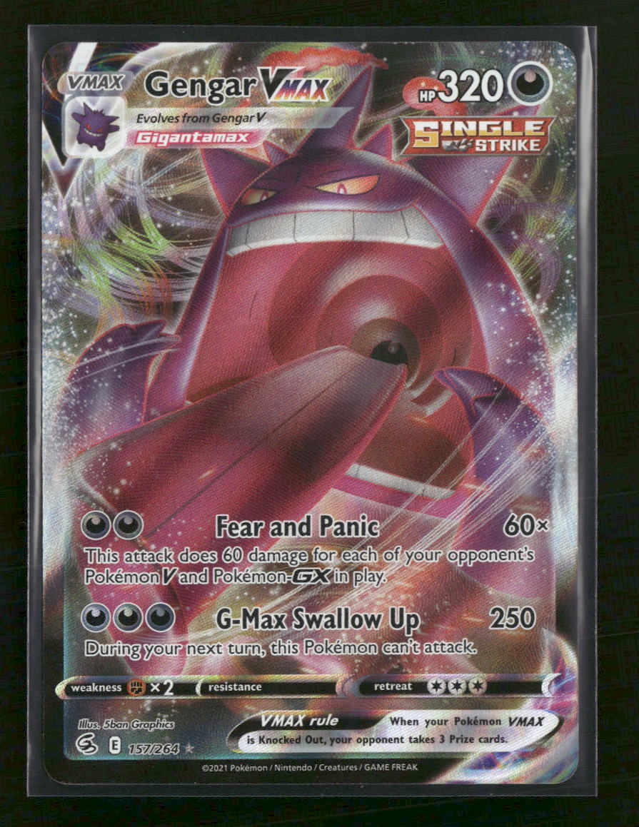SWSH08: Fusion Strike Gengar VMAX #157/264