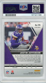 2020 Panini Mosaic Red Mosaic Justin Jefferson 10 PSA #270
