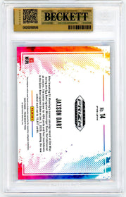 2025 Panini Prizm Draft Picks Black Color Blast Jaxson Dart 9.5 BGS #14