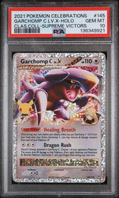 2021 Pokemon Celebrations Classic Collection Garchomp C Lv.X-Holo 10 PSA #145