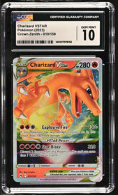 2023 Crown Zenith Charizard VSTAR 10 CGC #019/159