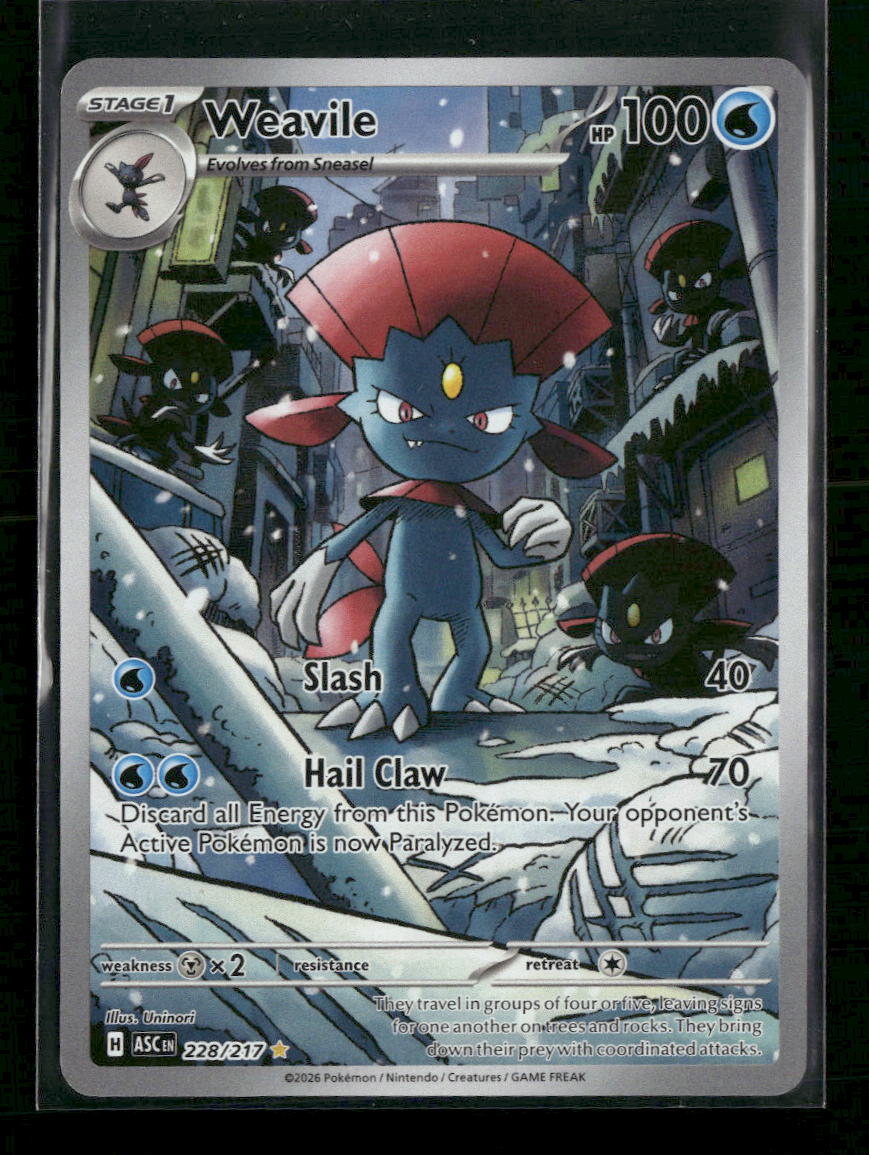 ME: Ascended Heroes Weavile #228/217