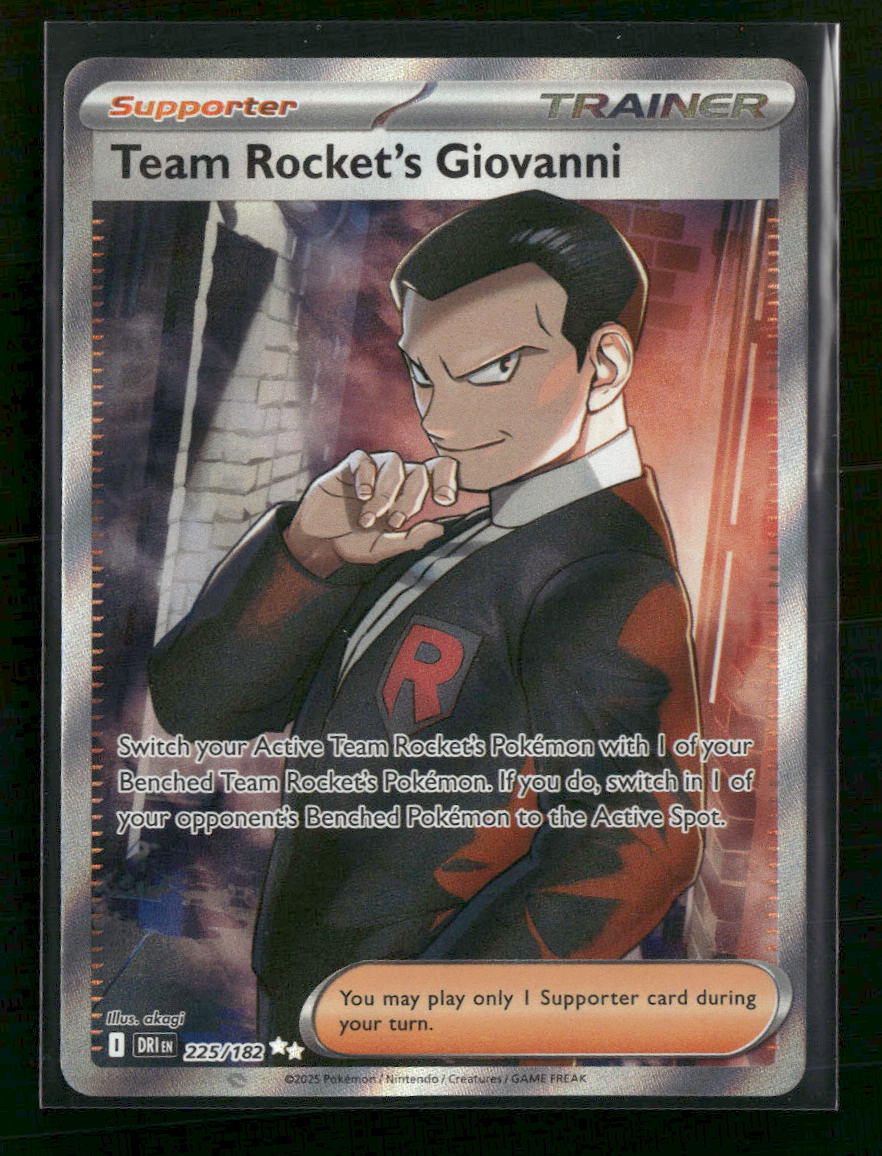 SV10: Destined Rivals Team Rocket's Giovanni #225/182