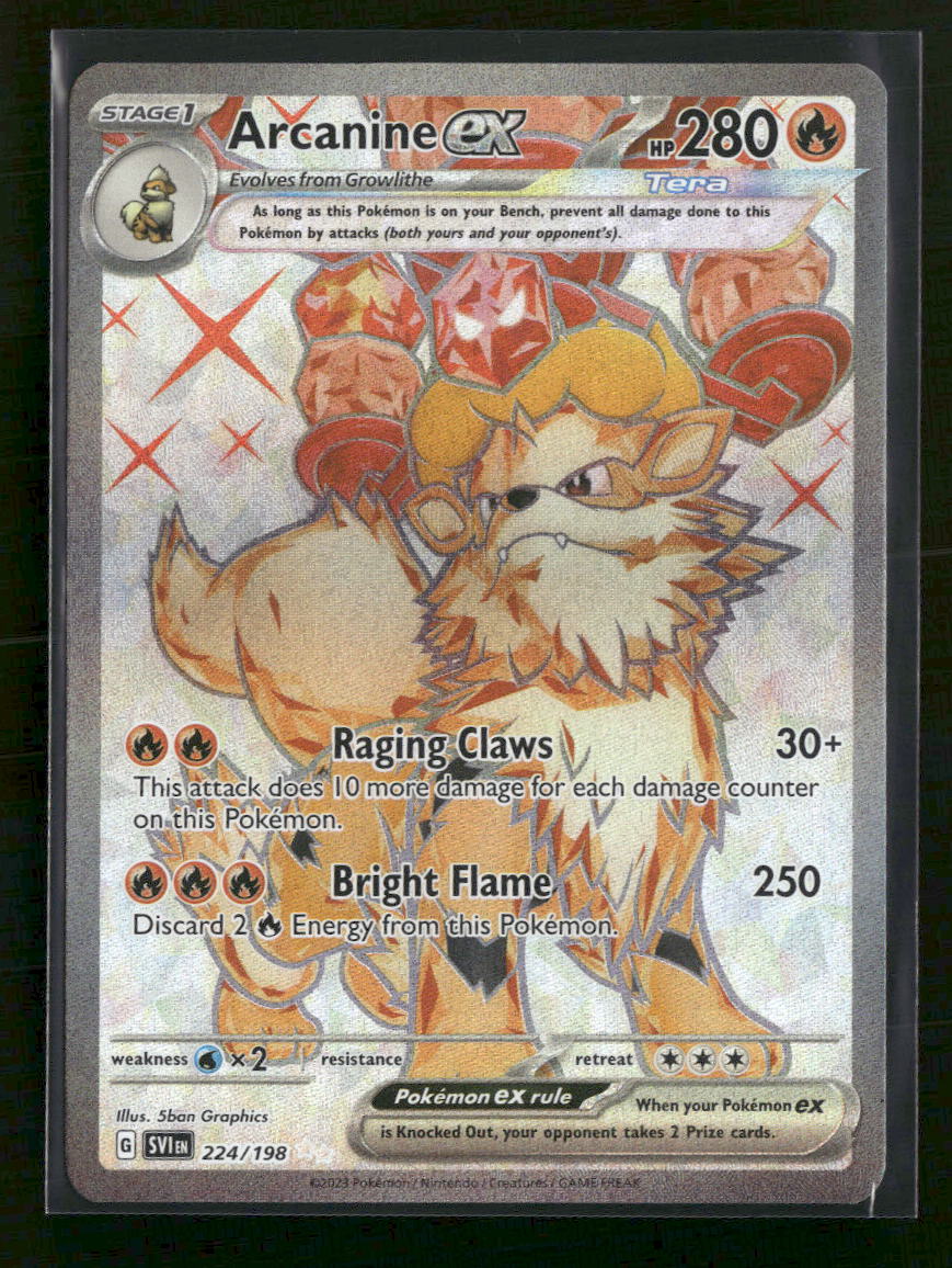 SV01: Scarlet & Violet Base Set Arcanine ex #224/198
